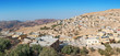 Panoramic view of Taybeh village near Petra