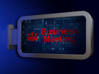 Finance concept: Business Meeting and Business People on