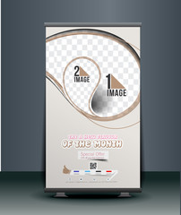 Canvas Print - Ice Cream Store Roll Up Banner Design