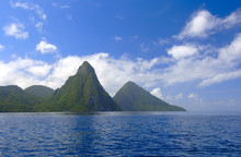 The Pitons Of St. Lucia