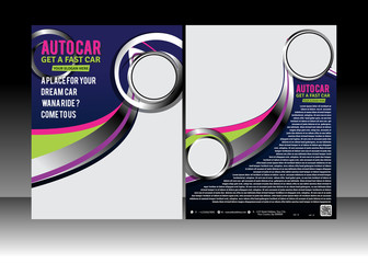 auto car flyer Design