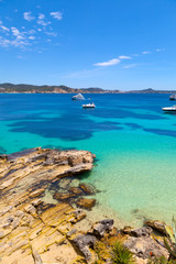 Canvas Print - Cala Fornells View in Paguera, Majorca