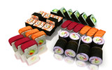 Fototapeta Maki - Sushi, surimi, giapponese, pesce, riso