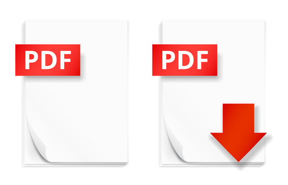 PDF paper sheet  icons