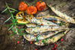 Grilled sardine