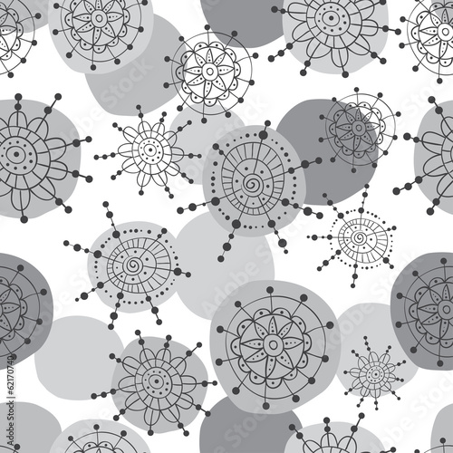 Naklejka dekoracyjna Abstract seamless pattern. Floral pattern.