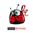 Happy Birthday smile ladybird