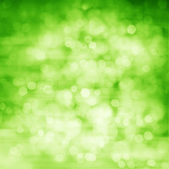 Wall Mural - abstract background green bokeh circles