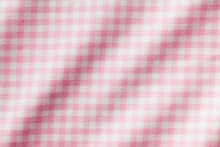 White And Pink Checkered Background
