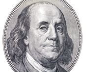 Benjamin Franklin Portrait From Hundred Dollars Banknote