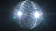 Shiny Disco Mirror Ball Rotating