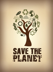 Wall Mural - ecology design