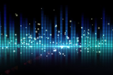 Aufkleber - Digital disco design