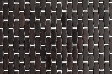 Wall Mural - Background texture and pattern of a dark wood mat