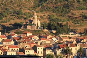 Wall Mural - Croatia , Vis island, Komiza town