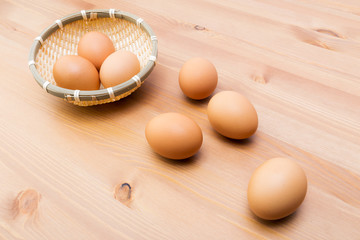 Canvas Print - Egg and basket