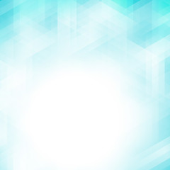 Fototapete - Abstract blue geometric pixel background