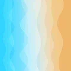 Fotomurali - Abstract colorful wave background