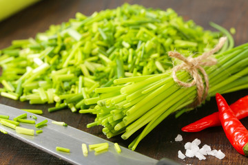 Wall Mural - Fresh chives