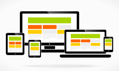 Wall Mural - Responsive web design
