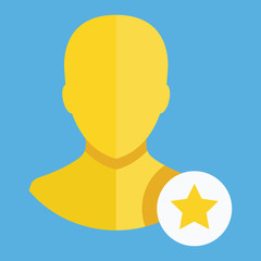 Poster - Vector Following Account Icon