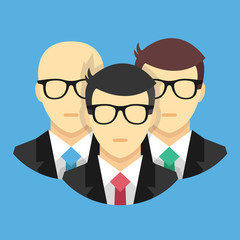 Poster - Vector Managment Team Icon