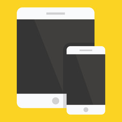 Poster - Vector Smartphone and Tablet Icon