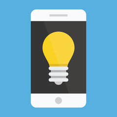 Poster - Vector Smartphone Idea Icon