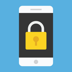 Poster - Vector Smartphone Lock Screen Icon