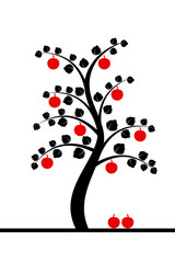 Wall Mural - apple tree