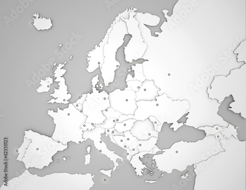 3d europakarte 3d Europakarte Mit Hauptstadten In Weiss Buy This Stock Illustration And Explore Similar Illustrations At Adobe Stock Adobe Stock 3d europakarte