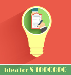Poster - lightbulb idea