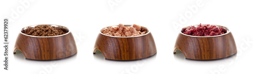Fotomural Hundefutter – Trockenfutter, Nassfutter, Frischfleisch