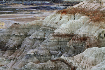 Wall Mural - Blue Mesa, Petrified Forest National Park,