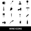 wine icons eps10
