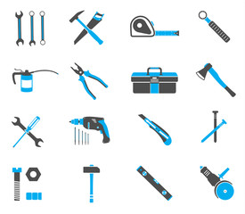 Wall Mural - Tools Icons Set