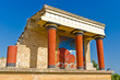 Details of Knossos palace near Heraklion, island of Crete