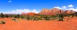 Panoramic view of the red rocks of Sedona, Arizona, USA