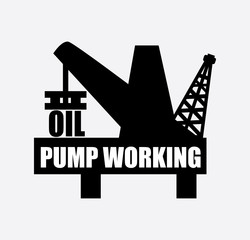 Sticker - oil industry design