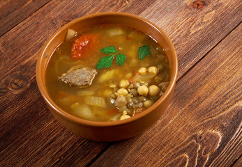 Wall Mural - Moroccan traditional soup - harira