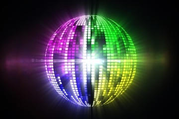 Aufkleber - Cool disco ball design
