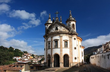 Obraz na płótnie ameryka południowa kościół brazylia kolonialne historia