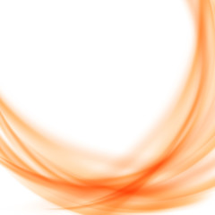 Wall Mural - Satin abstract orange smooth background