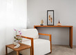 © 3532studio - white comfortable sofa seat