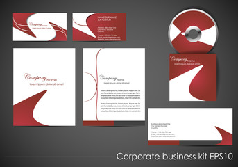 Wall Mural - Professional corporate identity kit or business kit