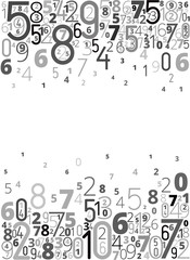 vector background from numbers