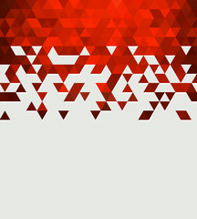 Poster - Abstract technology background  with triangle