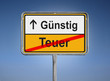 © textune - Günstig / Teuer