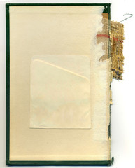 Wall Mural - Library Pocket on an Old Book