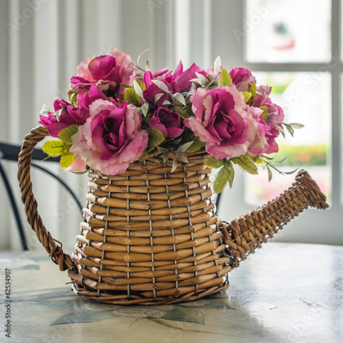 Naklejka dekoracyjna Bouquet of artificial flowers